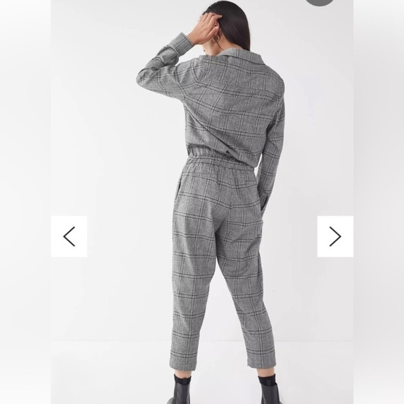 Urban Outfitters x Lucca Couture ‘Dylan’ Plaid Longsleeve Jumpsuit Coveralls XS - Picture 12 of 16